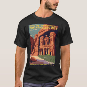 Camiseta Afiche de viaje de la ciudad sin nombre Lovecraft