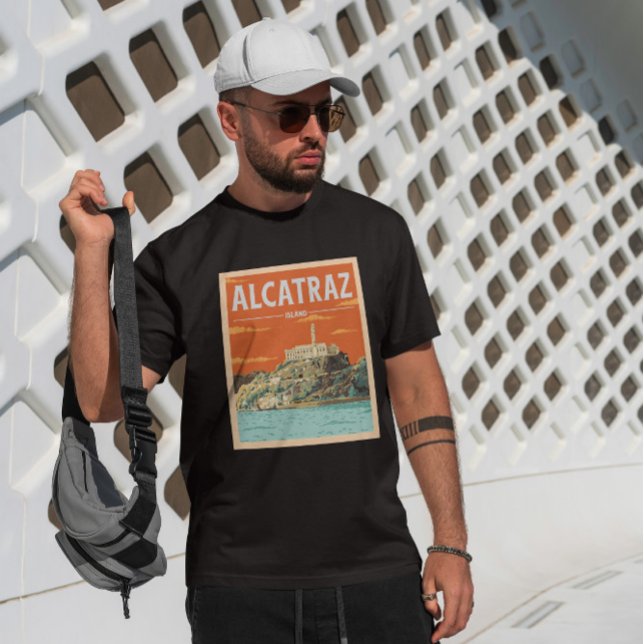 Camiseta Afiche de viaje de la prisión de Alcatraz (Subido por el creador)