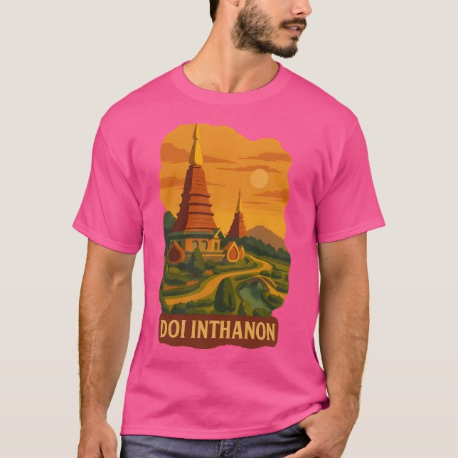 Camiseta Afiche de viaje de la vieja Tailandia (Anverso)