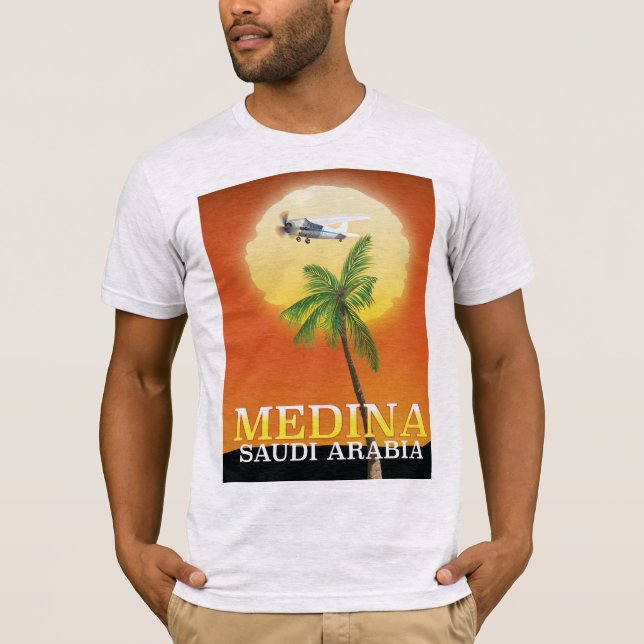 Camiseta Afiche de viaje de Medina Arabia Saudita (Anverso)
