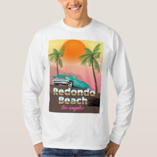 Camiseta Afiche de viaje de Redondo Beach LA