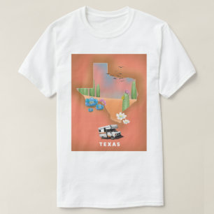 Camiseta Afiche de viaje de Texas