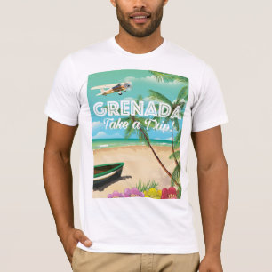 Camiseta Afiche de viaje de vacaciones de la época de Grana