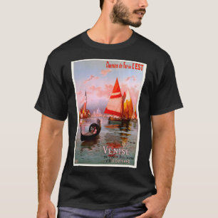 Camiseta Afiche de Viaje de Venecia