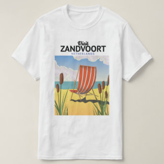 Camiseta Afiche de viaje de Zandvoort Países Bajos