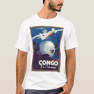 Camiseta Afiche de viaje del Congo For Adventure