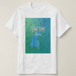Camiseta Afiche de viaje del lago Idro Italy