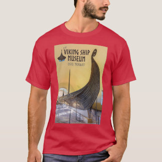 Camiseta Afiche de viaje del Museo Viking