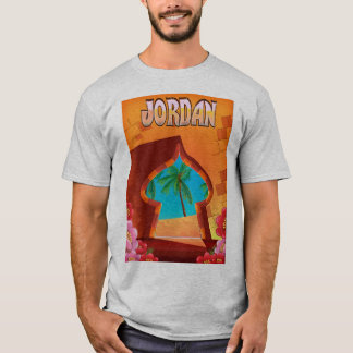Camiseta Afiche de viaje del Palacio de Jordania