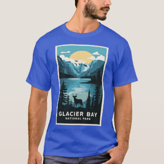 Camiseta Afiche de viaje del Parque Nacional de la Bahía de