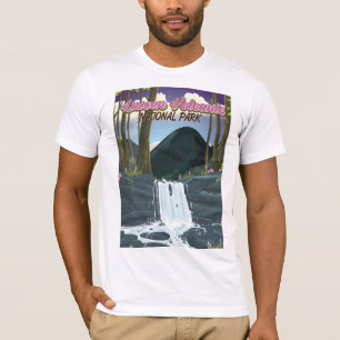 Camiseta Afiche de viaje del Parque Nacional Volcánico de L