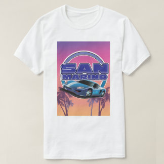 Camiseta Afiche de viaje deportivo de San Marino