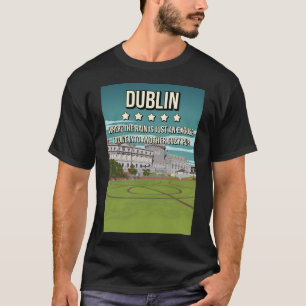 Camiseta Afiche de viaje divertido de 5 estrellas de Dublín