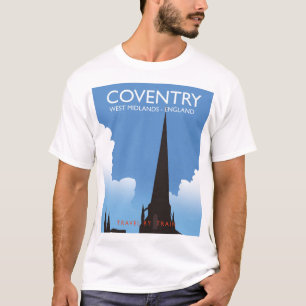 Camiseta Afiche de viaje en tren de Coventry West Midlands 