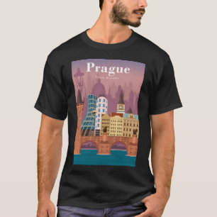 Camiseta Afiche de viaje mínimo en la época de la cosecha c