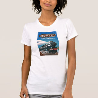 Camiseta Afiche de viaje para Locomotoras de Escocia