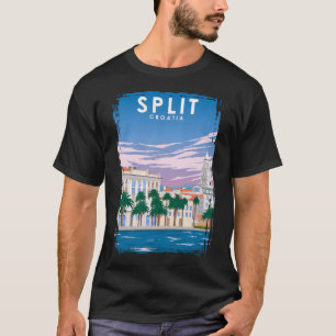 Camiseta Afiche de viaje retro mínimo de la época de la épo