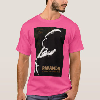 Camiseta Afiche de viaje Ruanda de estilo vintage