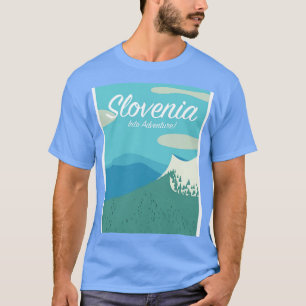Camiseta Afiche de viajes de Eslovenia