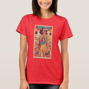 Camiseta Afiche de viajes de Ibiza, España