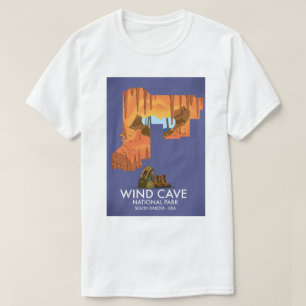 Camiseta Afiche de viajes de senderismo en el Parque Nacion