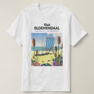 Camiseta Afiche de viajes del Bloemendaal Amsterdam