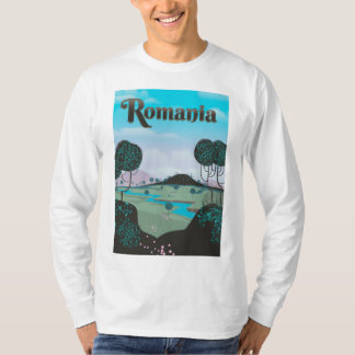 Camiseta Afiche de viajes por el paisaje de Rumania