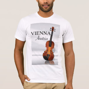 Camiseta Afiche de Violin de Viena