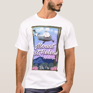 Camiseta Afiche del Monte St. Helens Washington Travel