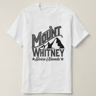 Camiseta Afiche del Monte Whitney Sierra Nevada
