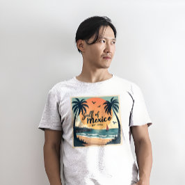 Camiseta Afiche estilo de viaje Golfo de México