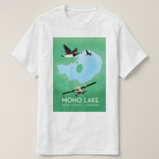 Camiseta Afiche sobre viajes en Mono Lake, Mono County (Cal