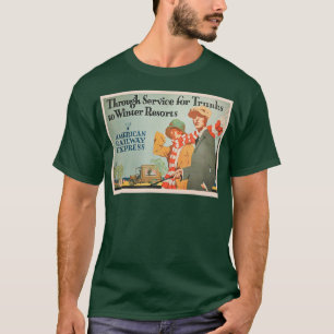 Camiseta Afiche vintage de American Railways