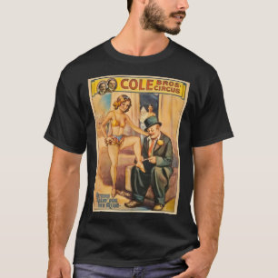 Camiseta Afiche vintage de artistas de circo