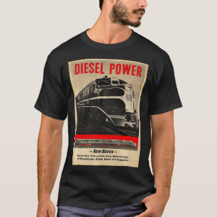 Camiseta Afiche vintage del Ferrocarril New Haven
