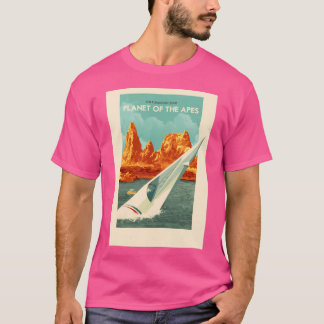 Camiseta Afiches De Viaje - La Zona Prohibida Del Planeta D