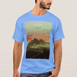 Camiseta Afiches de viajeVisita la Italia toscana