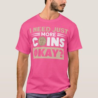 Camiseta Afición a la Colección de Monedas Numismático Mone