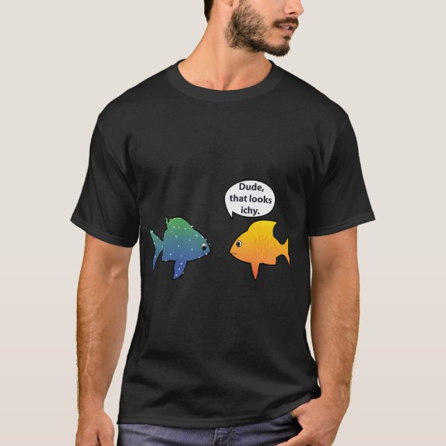 Camiseta Afición divertida de acuario de peces (Anverso)