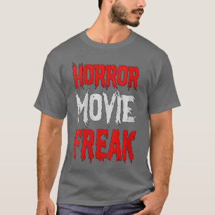 Camiseta Aficionada de películas de terror para mujeres, fr