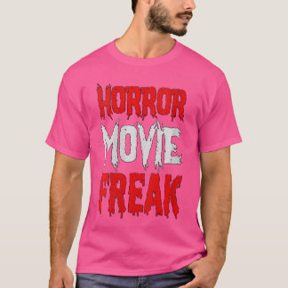 Camiseta Aficionada de películas de terror para mujeres, fr