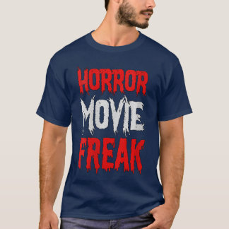 Camiseta Aficionada de películas de terror para mujeres, fr