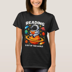 Camiseta Aficionado a leer libros divertidos fuera del espa