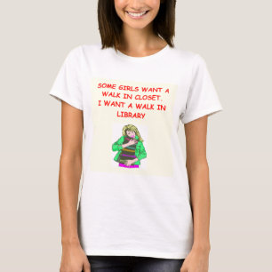 Camiseta aficionado a los libros