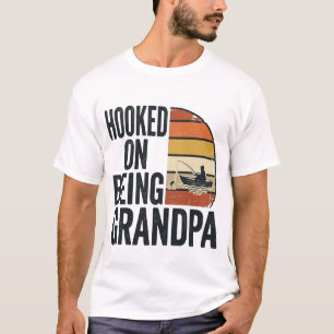 Camiseta Aficionado a ser abuelo de pesca Diseño vectorial