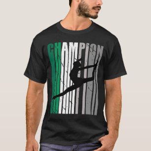 Camiseta Aficionado al baile de cumpleaños de campeón verde