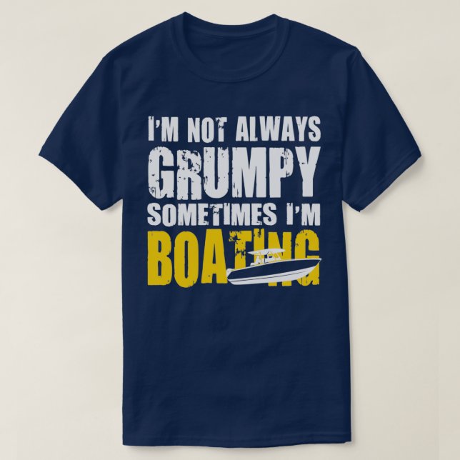 Camiseta Aficionado al barco Divertido propietario del barc (Diseño del anverso)