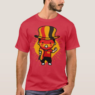 Camiseta Aficionado belga de Cute Belgium Kawaii Cute simpa