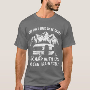 Camiseta Aficionado Camping Feliz Regalo Divertido Campista