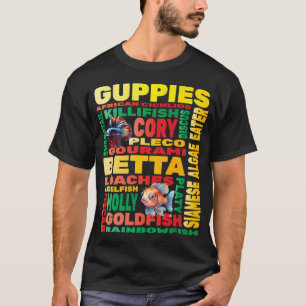 Camiseta Aficionado de Acuario de Peces de Agua Dulce